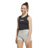 T-shirt adidas Fille Jg Linear Tank Noir/Blanc
