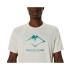T-shirt Trail Haut Homme de ASICS Fujitrail Logo Ss Beige/Blanc