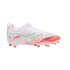 Chaussures de Football sala Puma Ultra 5 Match Fg/Ag, Blanc Enfant