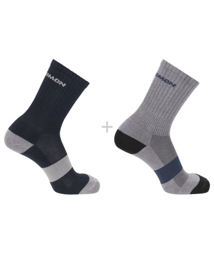 Chaussettes Trail SalomonPack de Evasion Crew 2- Blue...