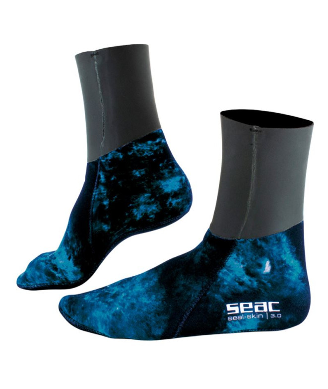 Chaussettes Seac Seal Skin Camo Blue 3 Mm