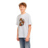 T-shirt Enfant Jack & Jones Joranatomy Skull Ss Crew Neck Sn Bright White