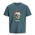 T-shirt Enfant Jack & Jones Joranatomy Skull Ss Crew Neck Sn Stormy Weather