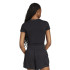 T-shirt adidas Femme 3Bandas Sj Baby Noir/Blanc