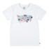 T-shirt Fille Levi's Lvg Ss Batwing Fill Bright White