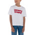 T-shirt Enfant Levi's Lvb Golden Glow Batwing Bright White