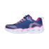 Chaussures Skechers Fille Lumières en forme de cœur - Bleu marine rétro
