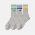 Chaussettes New Balance Kids Everyday Stripe Midcalf 3 Pack