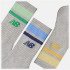 Chaussettes New Balance Kids Everyday Stripe Midcalf 3 Pack
