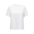T-shirt Femme Only Onlonly S/S Jrs Blanc