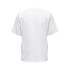 T-shirt Femme Only Onlonly S/S Jrs Blanc