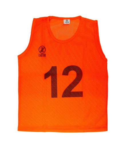 Set Petos Numérotés Compétence (1-12) - Orange Enebe