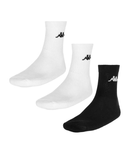 Chaussettes Kappa Chimido Sport Co X3 Blanc Noir