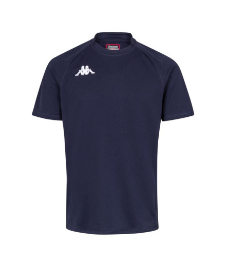 T-shirt Rugby Kappa Homme Telese Bleu Marine