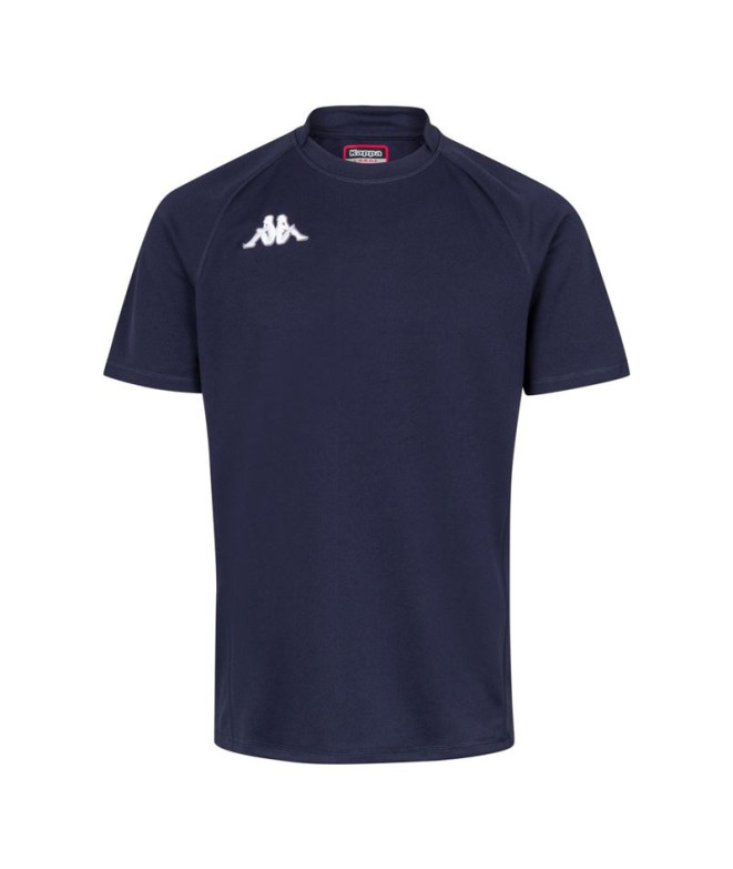 T-shirt Rugby Kappa Homme Telese Bleu Marine