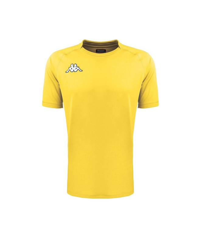T-shirt Rugby Kappa Homme Telese Jaune Chrome