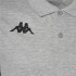 Polo Kappa Homme Barli Gris Mélange/Noir