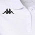 Polo Kappa Femme Barla Blanc/Noir