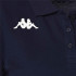 Polo Kappa Femme Barla Bleu Marine/Blanc