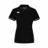 Polo Kappa Femme Barla Noir/Blanc
