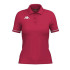 Polo Kappa Femme Barla Fuchsia/Blanc