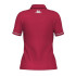 Polo Kappa Femme Barla Fuchsia/Blanc