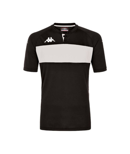 Polo Fitness Kappa Homme Dalto Noir/Blanc