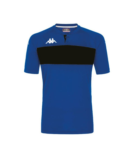 Polo Fitness Kappa Homme Dalto Bleu Saphir/Noir