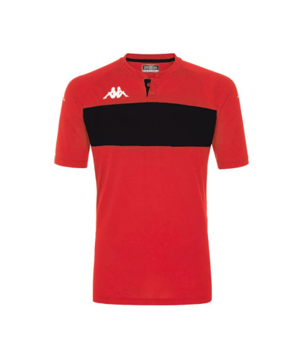 Polo Fitness Kappa Homme Dalto Rouge/Noir