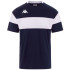 T-shirt Football Kappa Homme de Dareto Bleu Marine/Blanc