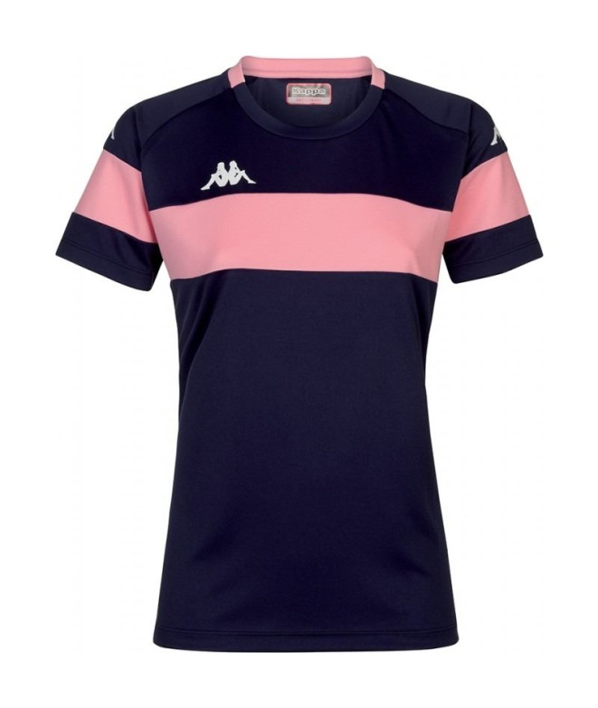 T-shirt Football Kappa Femme de Dareta Bleu...