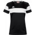 T-shirt Football Kappa Femme de Dareta Noir/Blanc