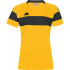 T-shirt Football Kappa Femme de Dareta Jaune Chrome/Noir