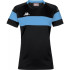 T-shirt Football Kappa Femme de Dareta Black/Blue Sky
