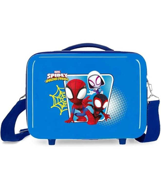 Trousse Marvel Adaptable Abs Spidey - Team Up Bleu