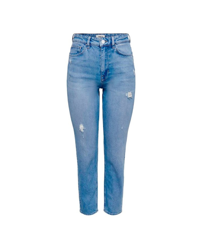 Pantalon Only Onlemily Str Ank Dst Rea697 Light...