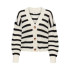 Sweat Only Onlcarolnice Cardigan à rayures Pumice Stone Femme
