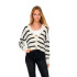 Sweat Only Onlcarolnice Cardigan à rayures Pumice Stone Femme
