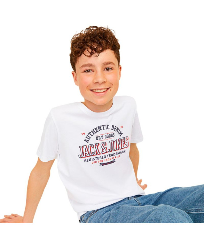 T-shirt Enfant Jack and Jones Jjelogo Oneck...