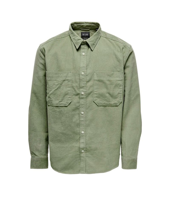 Chemises Only & Sons alp 2Pkt Washd Cord...