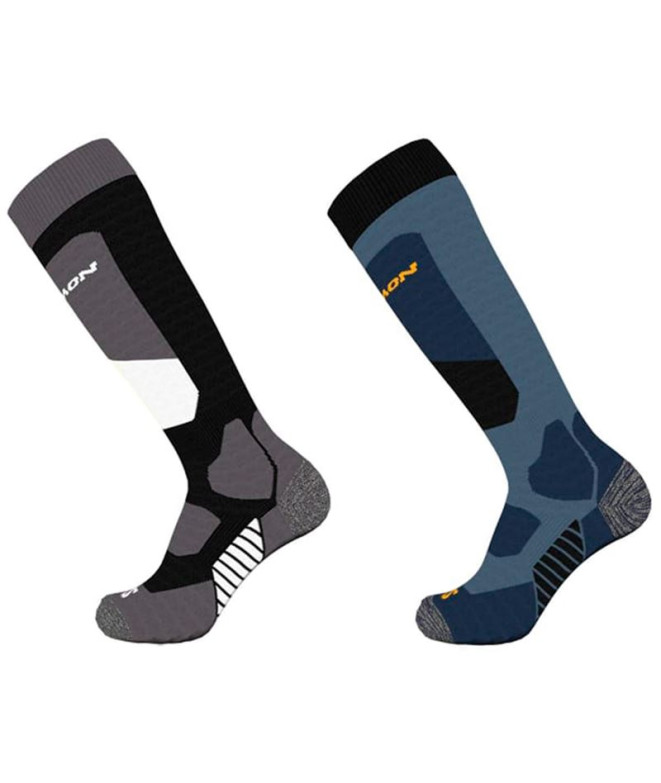 Chaussettes SalomonPack ski et snowboard 2-...