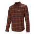 Chemise Trangoworld Homme Zernez Marron/Orange