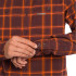 Chemise Trangoworld Homme Zernez Marron/Orange
