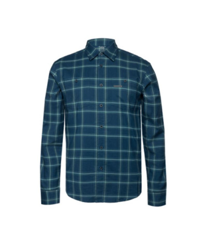 Chemise Trangoworld Homme Zernez Bleu/Bleu
