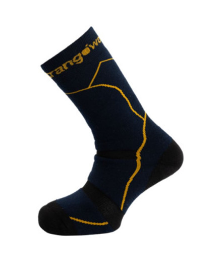 Trangoworld Chaussette Ganok Bleu émail/Jaune flamboyant