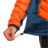 Veste Trangoworld Homme Medel Orange vibrant/Bleu Deja Vu/Ombre foncée
