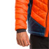 Veste Trangoworld Homme Medel Orange vibrant/Bleu Deja Vu/Ombre foncée