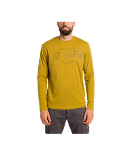 T-shirt Trangoworld Homme Gerena Ecru olive