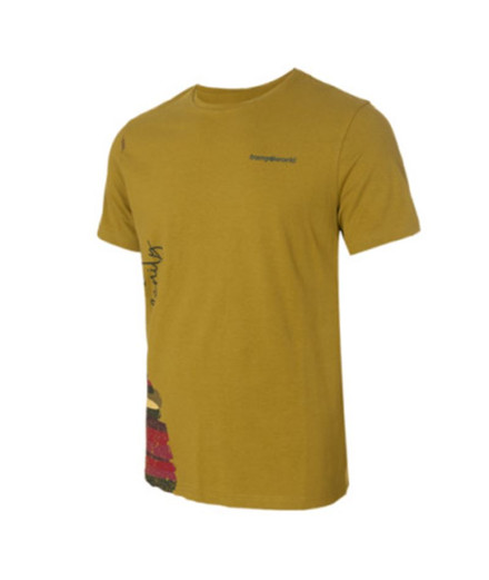 T-shirt Trangoworld Homme Tolarp Olive couleur brute