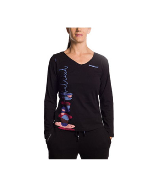 T-shirt Trangoworld Femme Caviar Ruesta